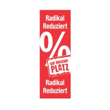 Банер за окачване „Radikal reduziert“