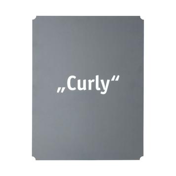 Печат за витрина и промо щанд „Curly“