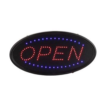 Светеща LED табела „Open“