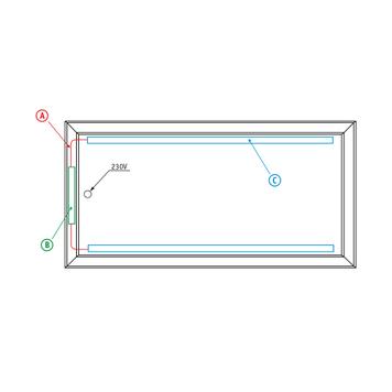 Двустранна рамка Bannergear® „Foundation LED”