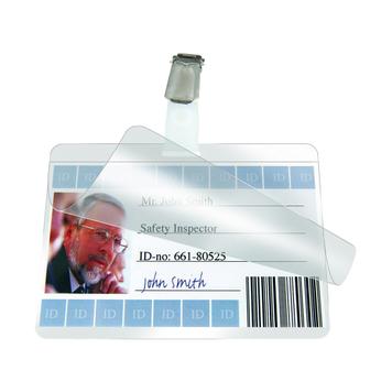 Метален клипс за бадж "ID Card"