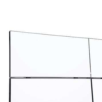 Изложбен ъглов щанд FlexiSlot® "Style-Black" с размери 2850 x 2800 мм